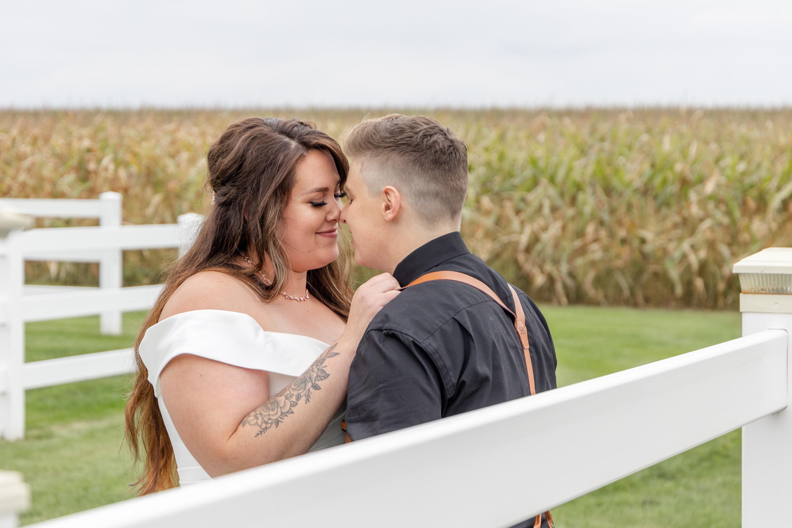 An Unforgettable Night with Sarah and Courtney: Cherry Blossom Barn Wedding