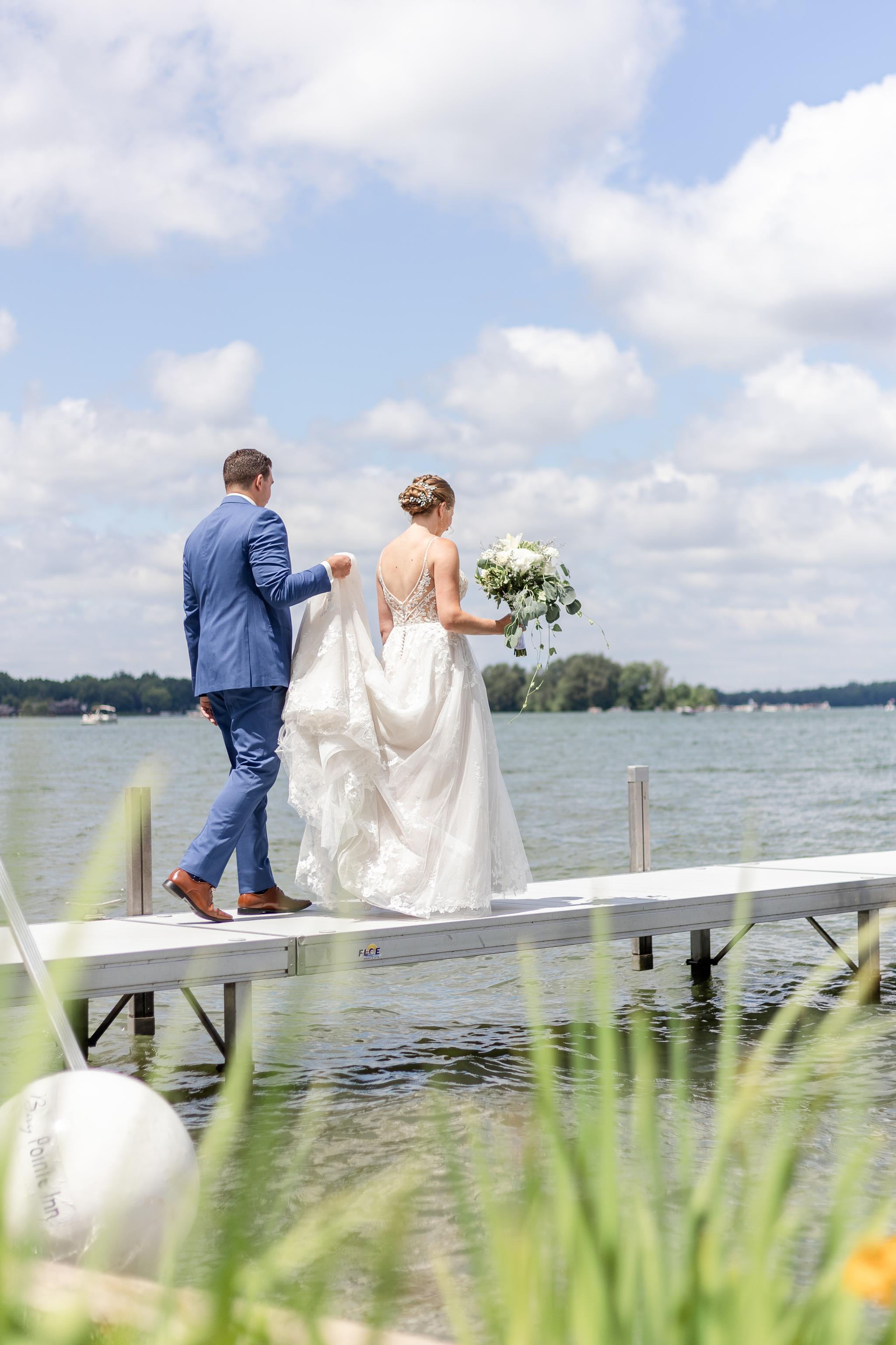 A Spectacular Wedding Day: Taylor and Brendan at Bay Pointe Woods
