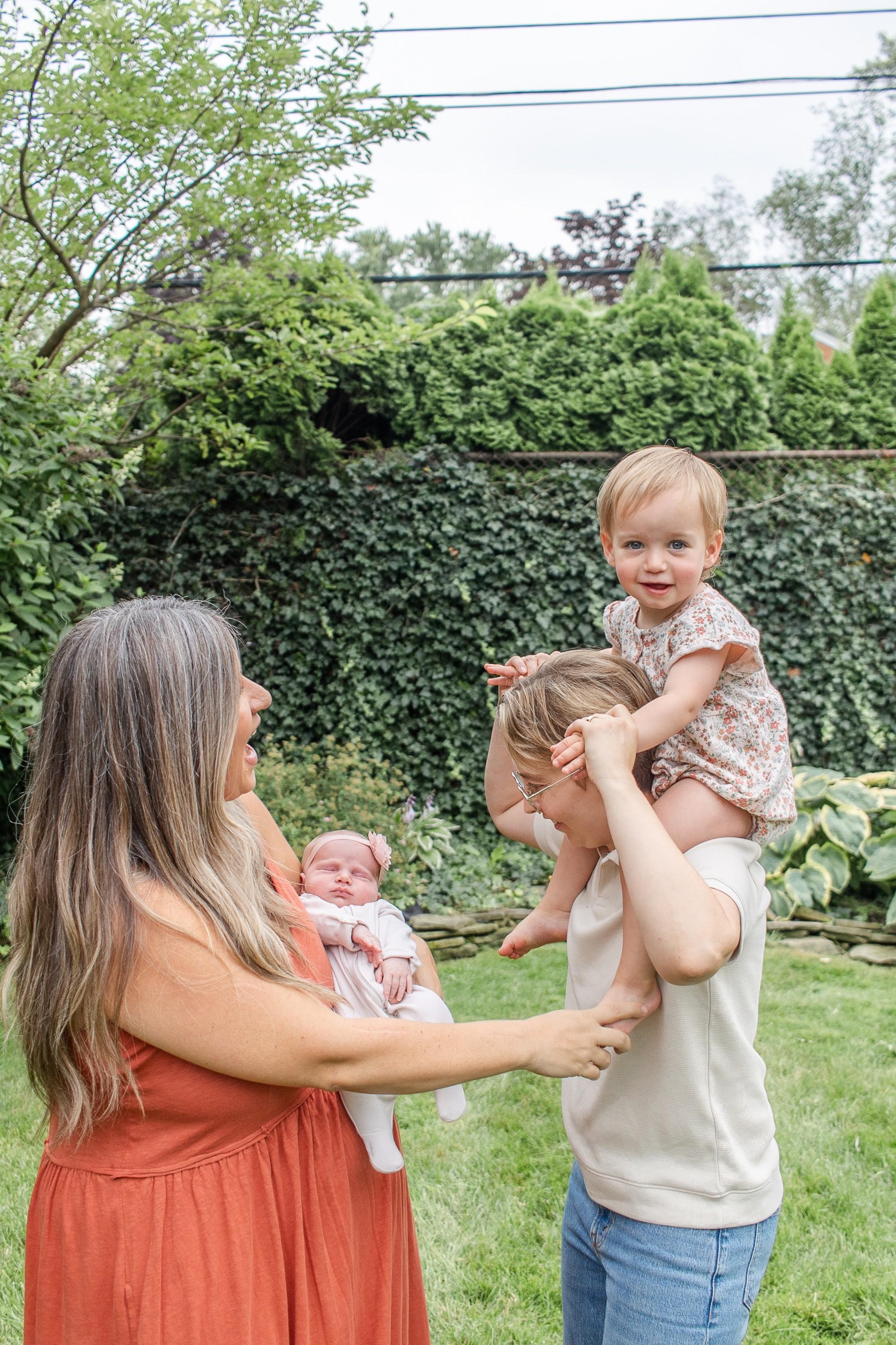 A Day with the Girl Tribe: Indoor Newborn Session in Grosse Pointe, Michigan
