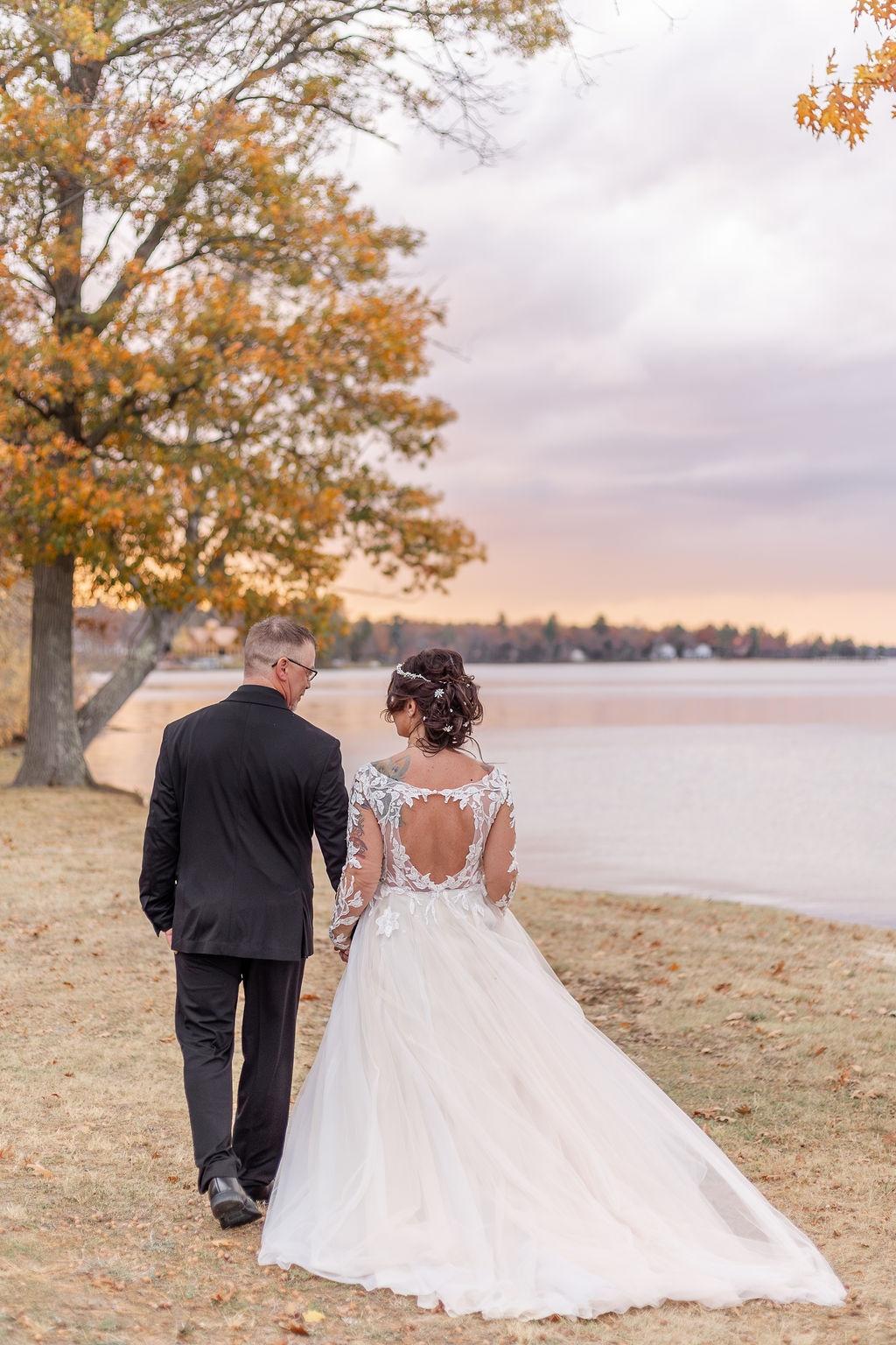 A Spooky Spectacular: Jessica and Darryl's Halloween Wedding at Warrior Pavilion, Oscoda, Michigan