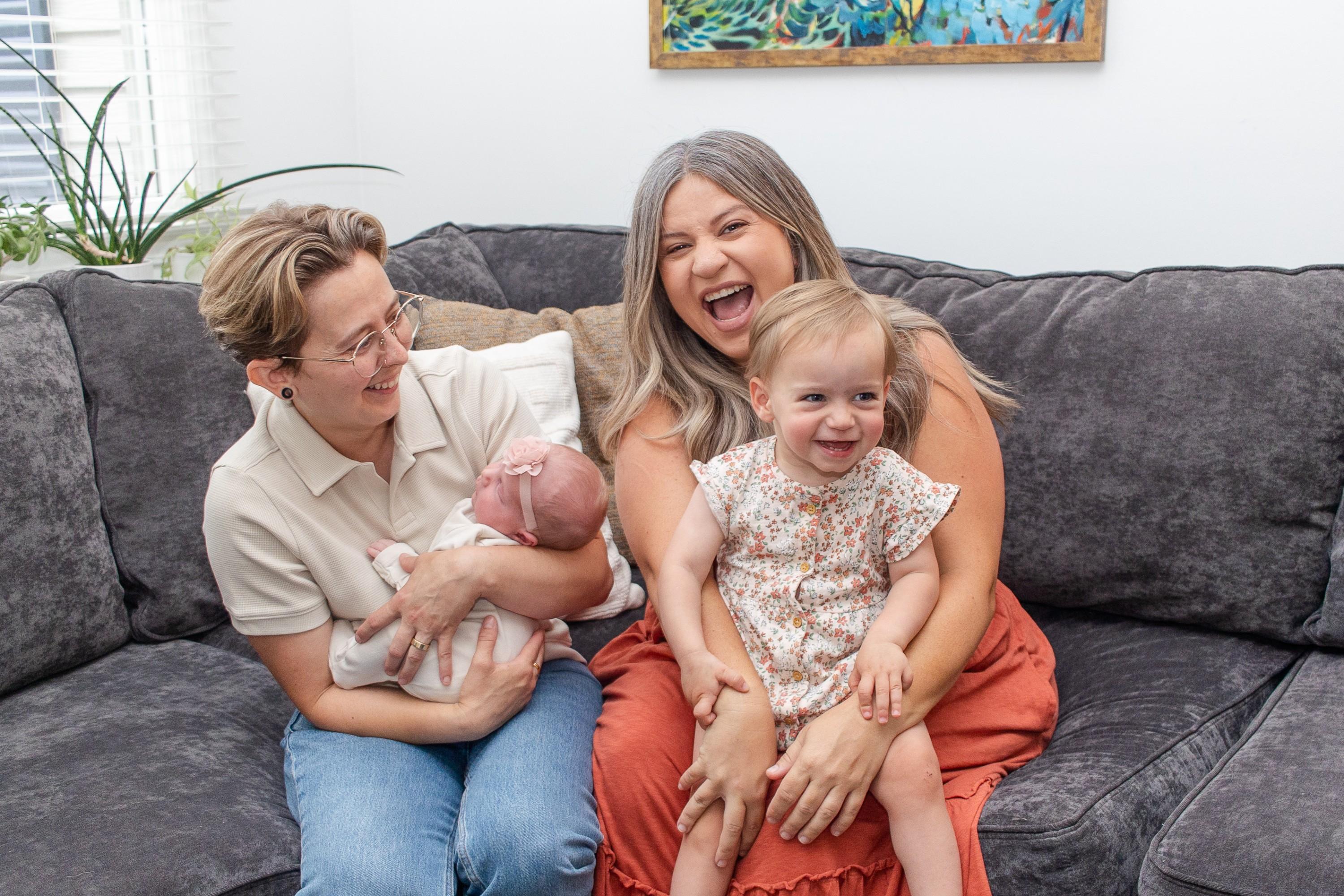 A Day with the Girl Tribe: Indoor Newborn Session in Grosse Pointe, Michigan