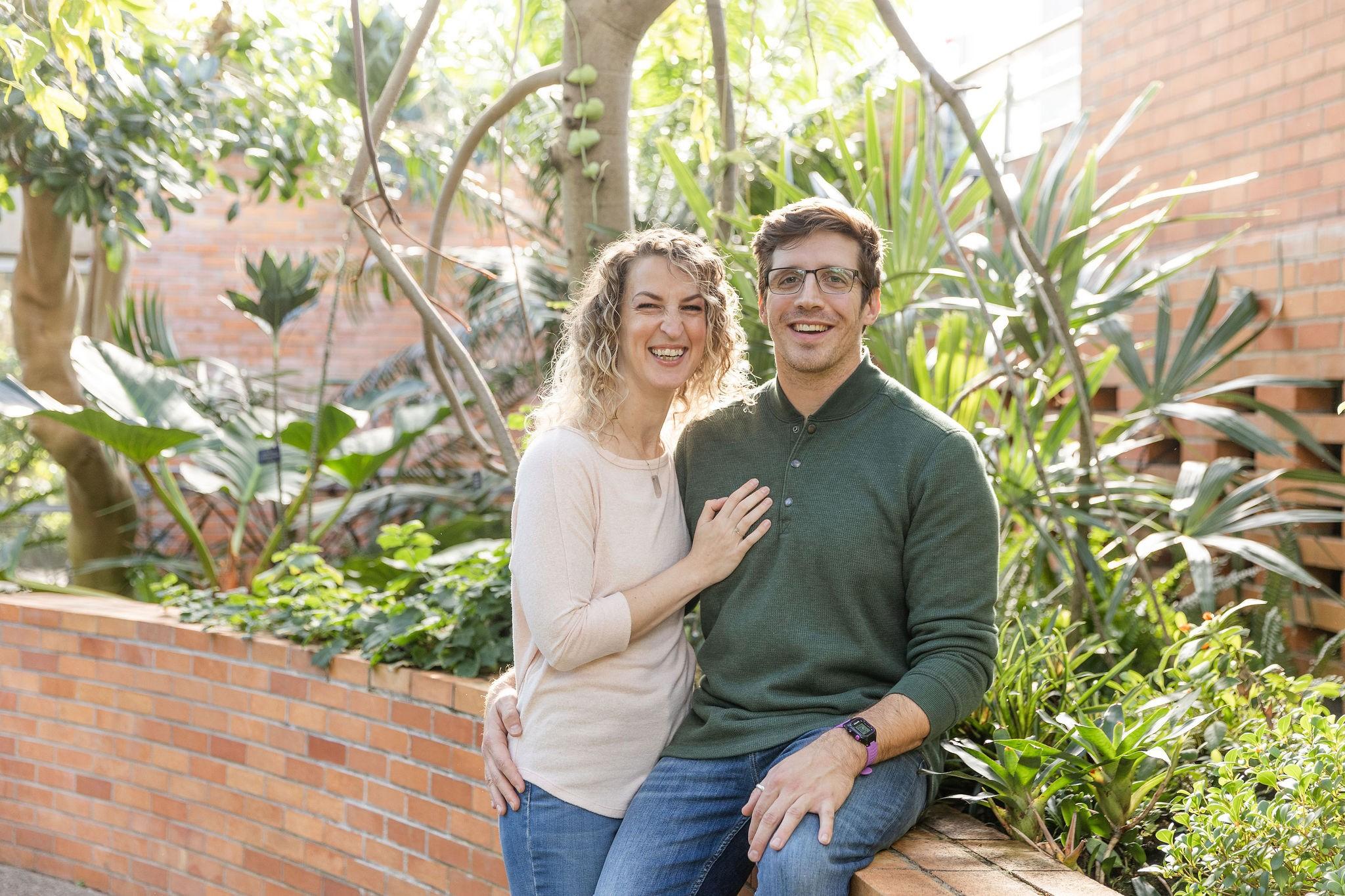Jennifer and Brent Couples Session | Matthaei Botanical Gardens Ann Arbor