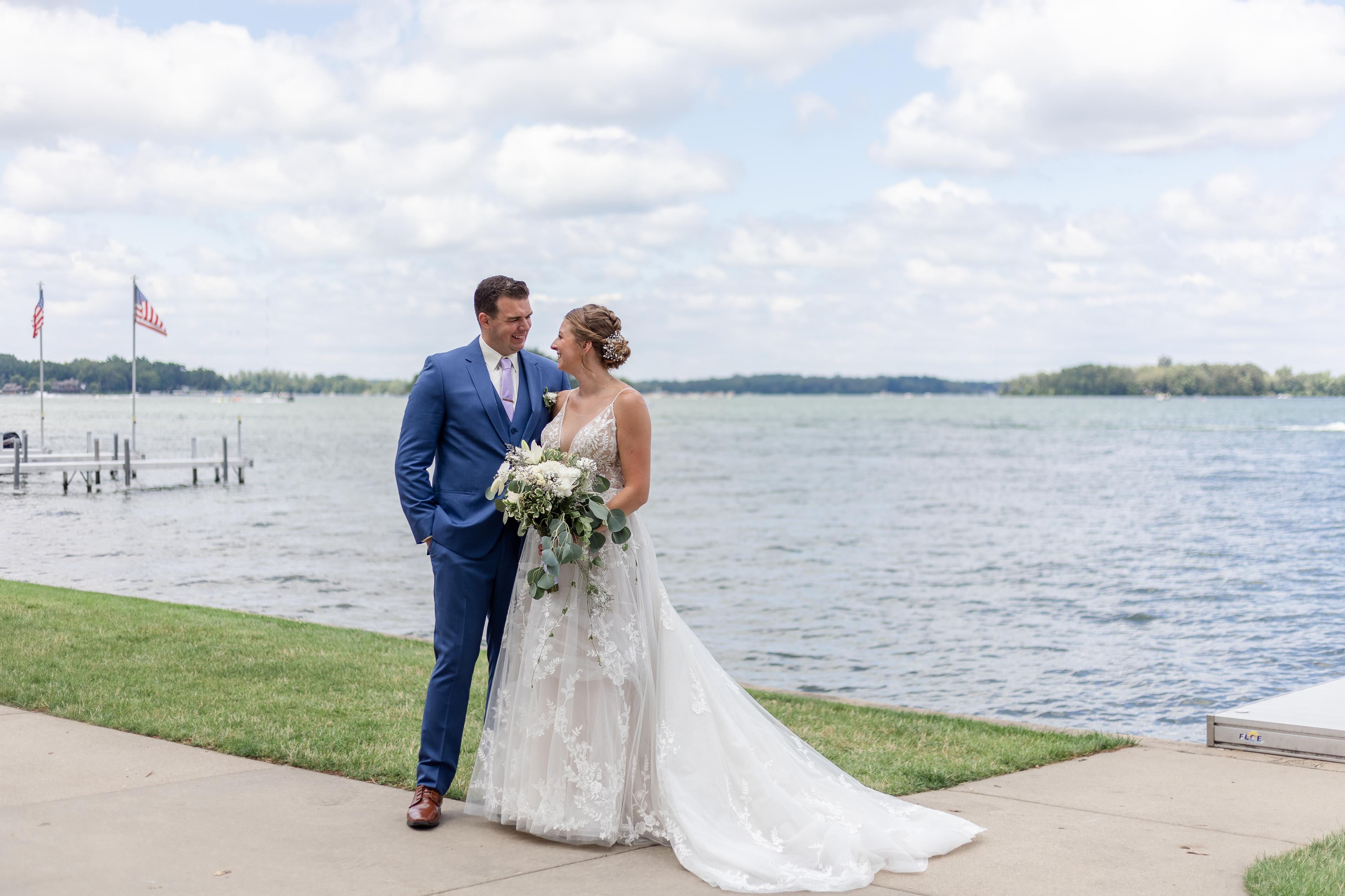 A Spectacular Wedding Day: Taylor and Brendan at Bay Pointe Woods