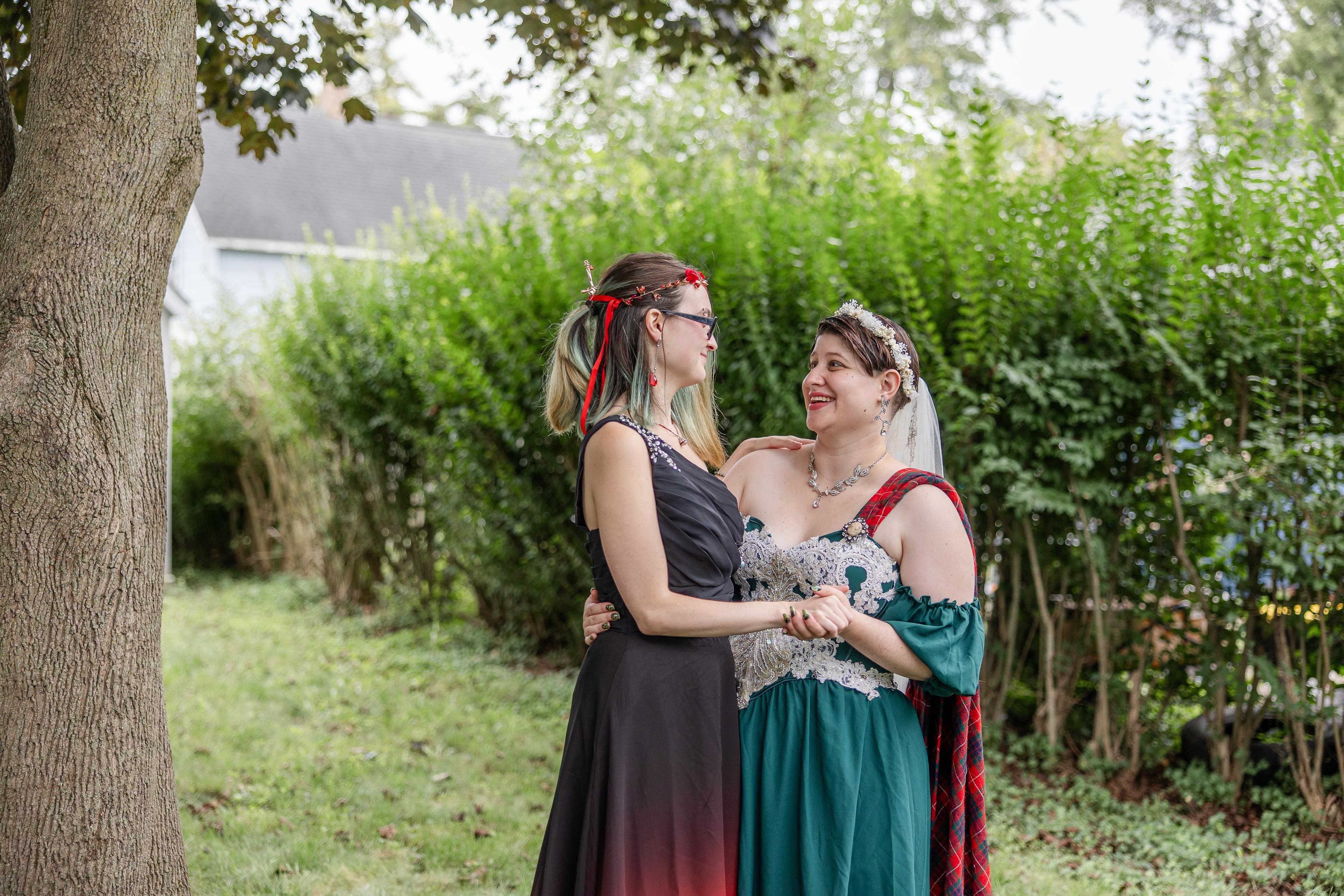 Lese and Heather's Backyard Wedding in Lexington, MI